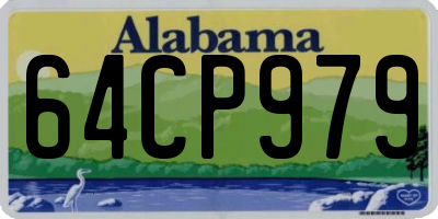 AL license plate 64CP979
