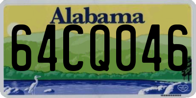 AL license plate 64CQ046