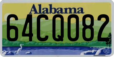 AL license plate 64CQ082