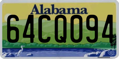 AL license plate 64CQ094