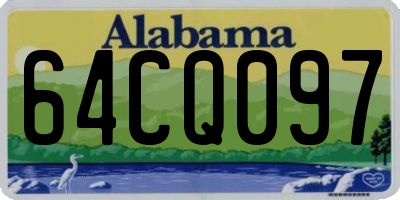 AL license plate 64CQ097