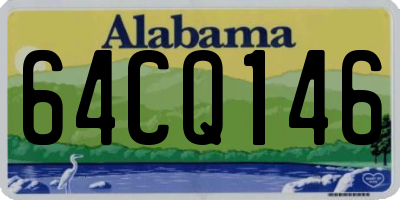 AL license plate 64CQ146