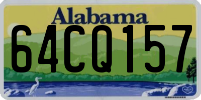 AL license plate 64CQ157