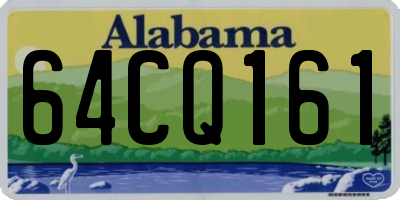 AL license plate 64CQ161