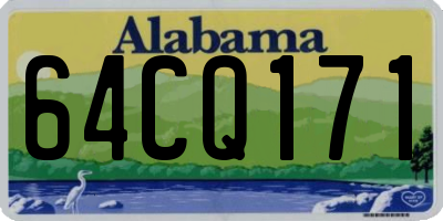 AL license plate 64CQ171