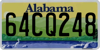AL license plate 64CQ248