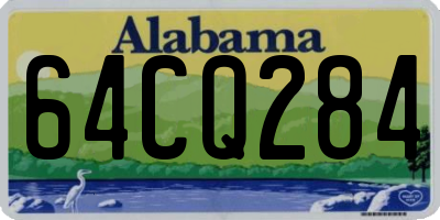 AL license plate 64CQ284