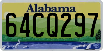 AL license plate 64CQ297