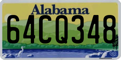 AL license plate 64CQ348