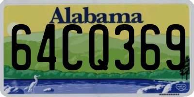 AL license plate 64CQ369