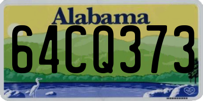AL license plate 64CQ373