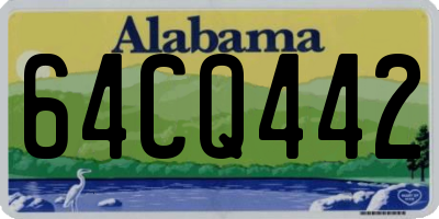 AL license plate 64CQ442
