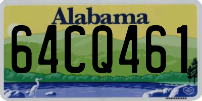 AL license plate 64CQ461