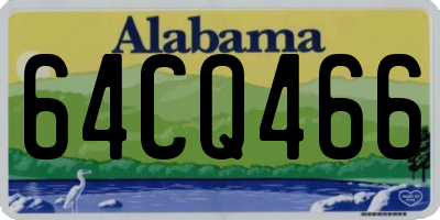 AL license plate 64CQ466