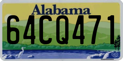 AL license plate 64CQ471