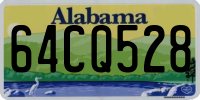 AL license plate 64CQ528