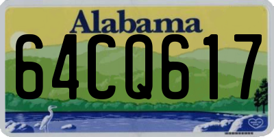 AL license plate 64CQ617