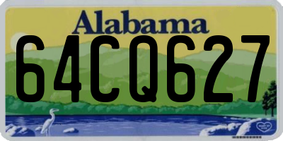 AL license plate 64CQ627