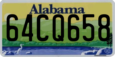 AL license plate 64CQ658