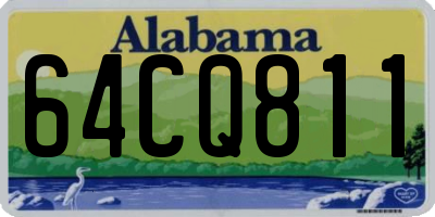 AL license plate 64CQ811