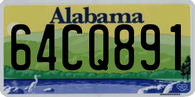 AL license plate 64CQ891