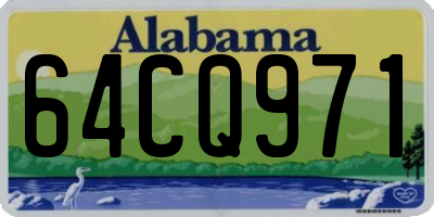 AL license plate 64CQ971