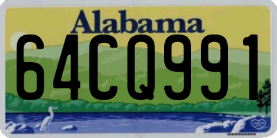 AL license plate 64CQ991