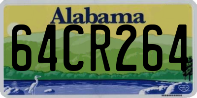 AL license plate 64CR264