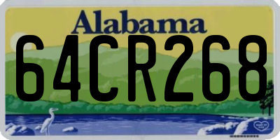 AL license plate 64CR268