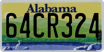 AL license plate 64CR324
