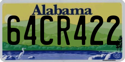 AL license plate 64CR422