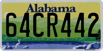AL license plate 64CR442