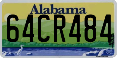 AL license plate 64CR484
