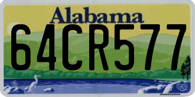 AL license plate 64CR577