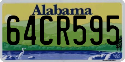 AL license plate 64CR595