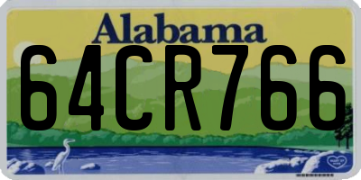 AL license plate 64CR766