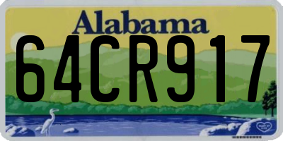 AL license plate 64CR917