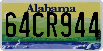 AL license plate 64CR944