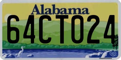 AL license plate 64CT024