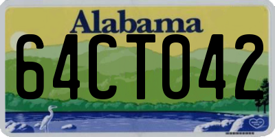 AL license plate 64CT042