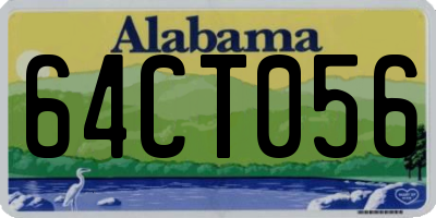 AL license plate 64CT056