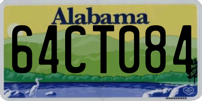 AL license plate 64CT084
