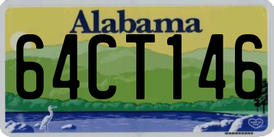 AL license plate 64CT146