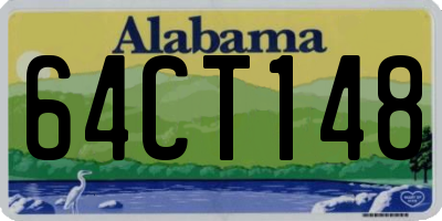 AL license plate 64CT148