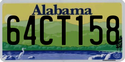 AL license plate 64CT158