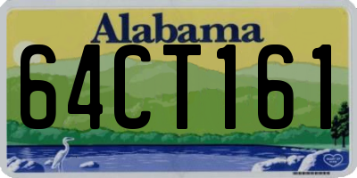AL license plate 64CT161
