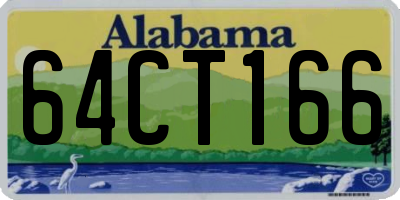 AL license plate 64CT166