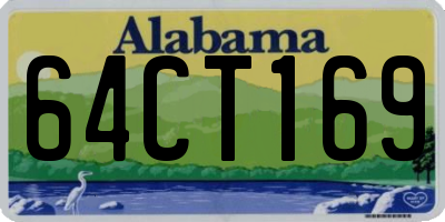 AL license plate 64CT169