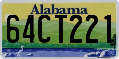 AL license plate 64CT221