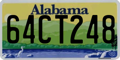 AL license plate 64CT248